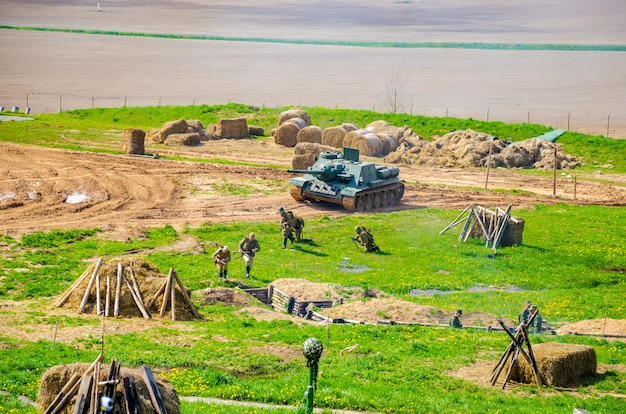 In the historical and cultural center "Stalin's Line" organizers held events dedicated to the Victory Day on May 09.