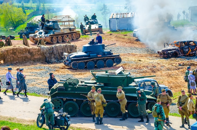 historical and cultural center "Stalin's Line" organizers held events dedicated to the Victory Day