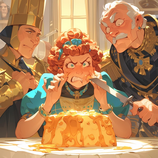 Historical Figures Surprising Showdown with Cake