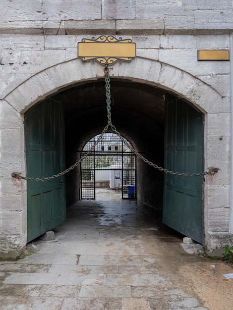 Historical iron door