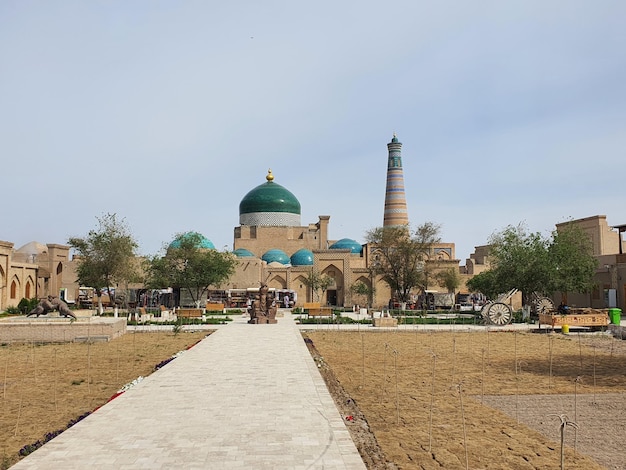 Historical monuments of Khiva. You can see the most famous and most beautiful monuments.