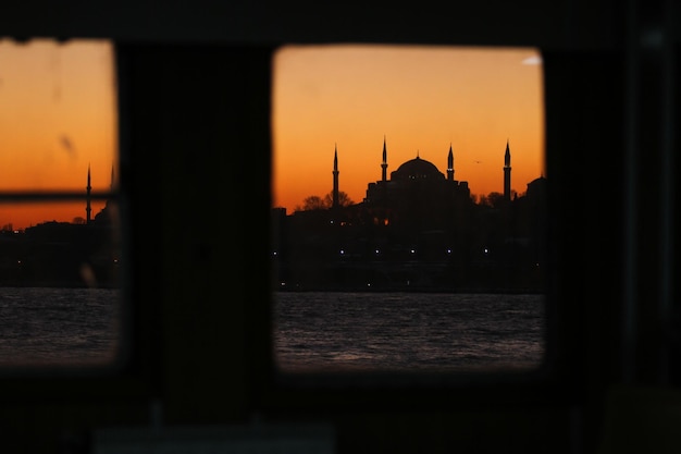 Historical peninsula from within the steamer