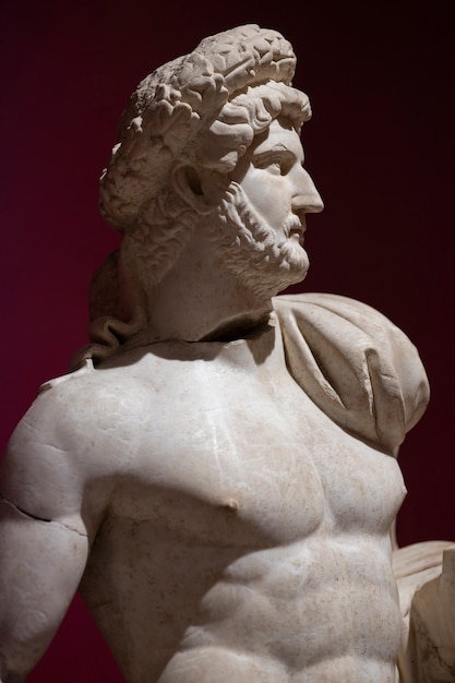 A historical statue from the roman period