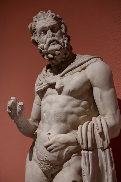 A historical statue from the roman period