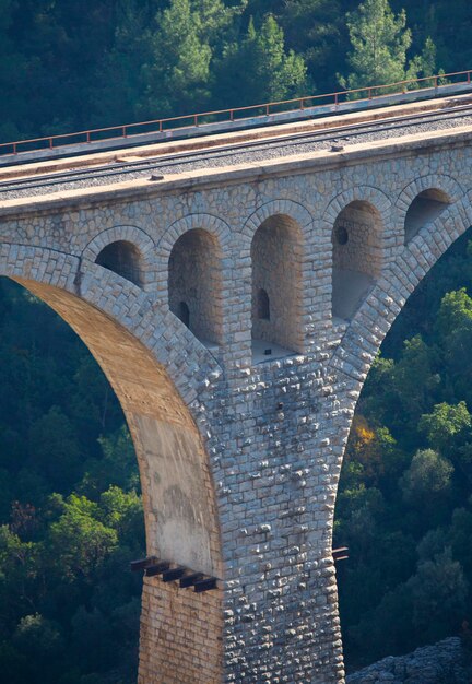 Historical Varda Bridge in Adana Province of Turkey