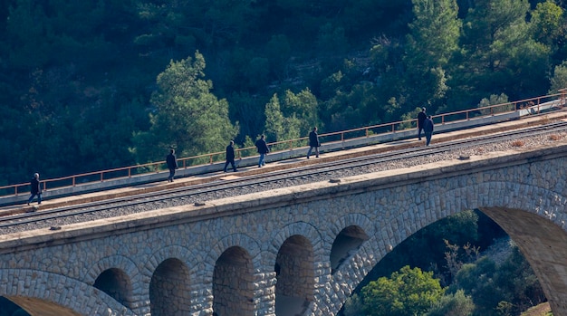 Historical Varda Bridge in Adana Province of Turkey