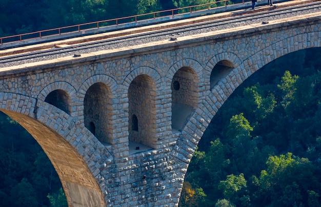 Historical Varda Bridge in Adana Province of Turkey