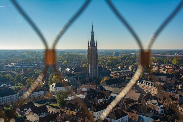 Foto historisch centrum van brugge