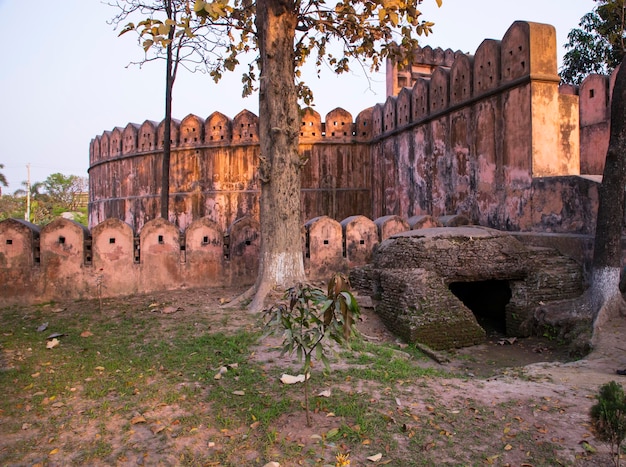 Historisch kasteel Idrakpur Fort is een rivierfort in Munshiganj, Bangladesh