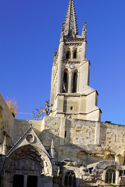 Historisch kerkwijndistrict in Saint-Emilion, Frankrijk