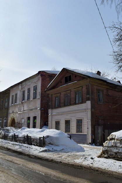 Historisch oud huis. Nizjni Novgorod