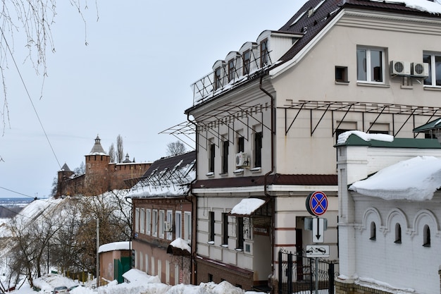 Historisch oud huis. Nizjni Novgorod