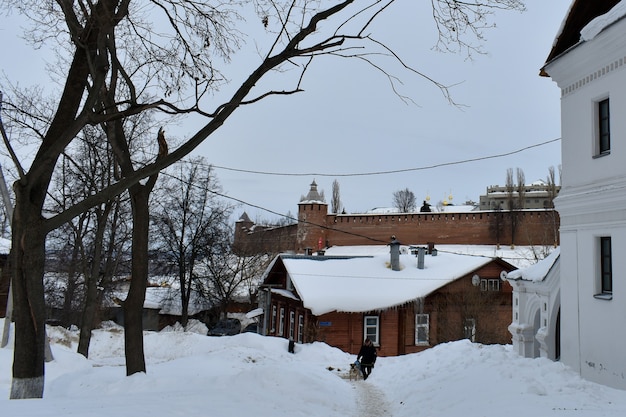 Historisch oud huis. Nizjni Novgorod