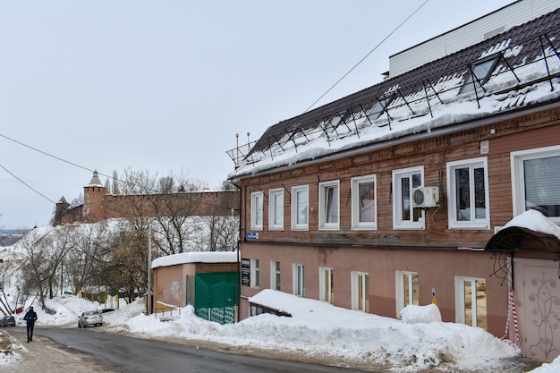 Historisch oud huis. Nizjni Novgorod