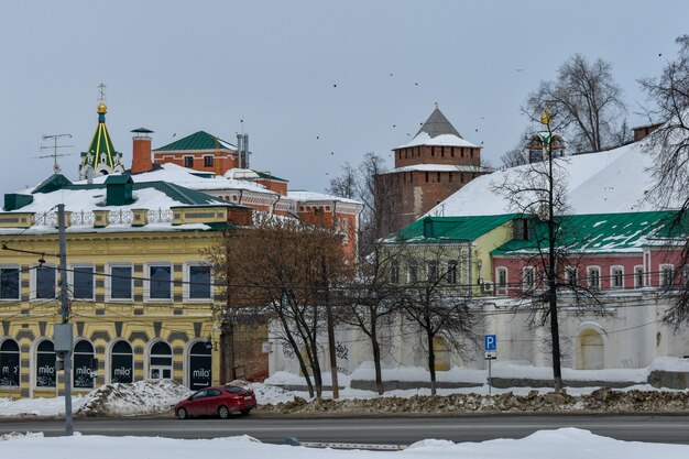 Historisch oud huis. Nizjni Novgorod