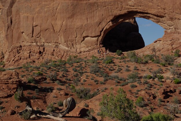 Historische boog in het Arches National Park