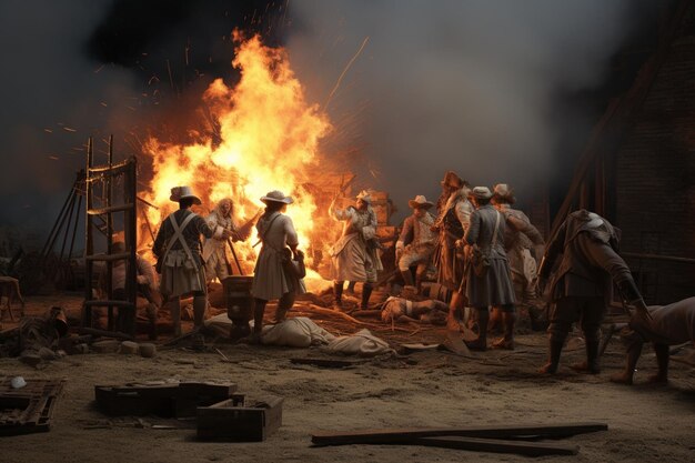 Historische reenactment les met studenten Generatieve ai