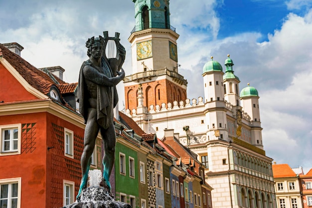 Historische stadhuisarchitectuur in Poznan