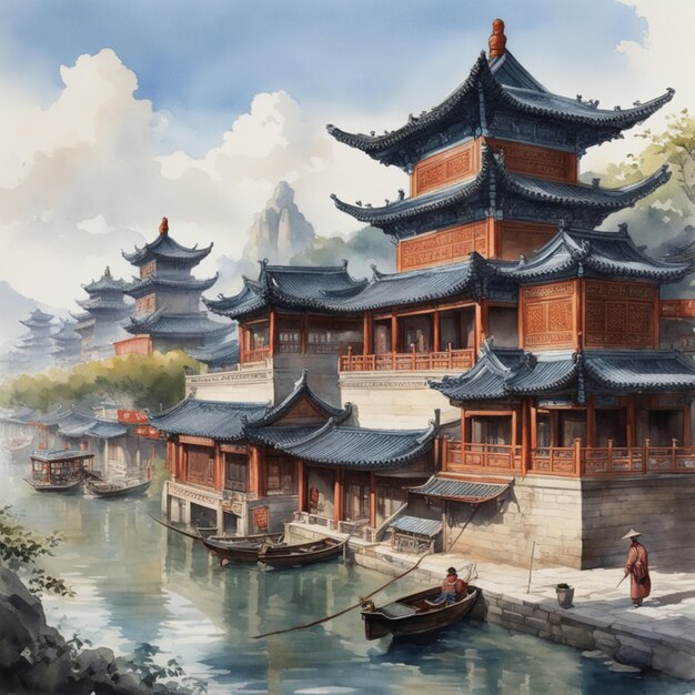 historische traditionele Chinese huizen
