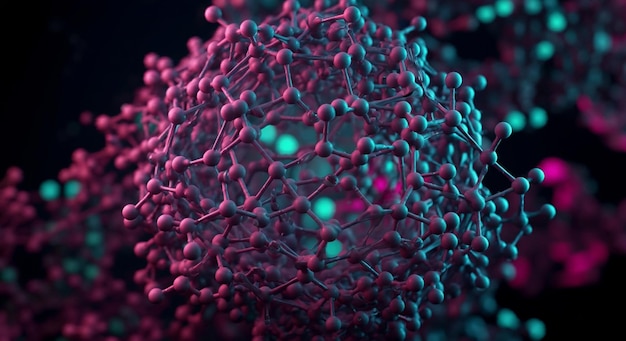 history of futuristic molecular structures