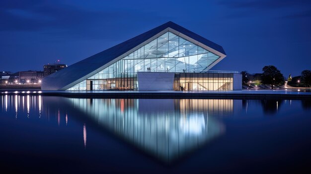 歴史の夜の博物館の建物