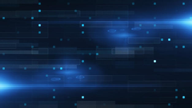 Hitech digitale technologie concept Futuristisch abstract Cyberspace achtergrond Datacenter server internetsnelheid Kunstmatige intelligentie Geometrische kunstmatige intelligentie tech achtergrond 3D-rendering