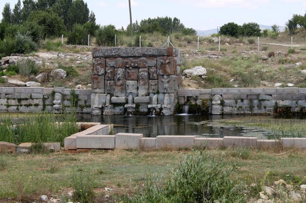 Photo hittite monument eflatun pinar turkey