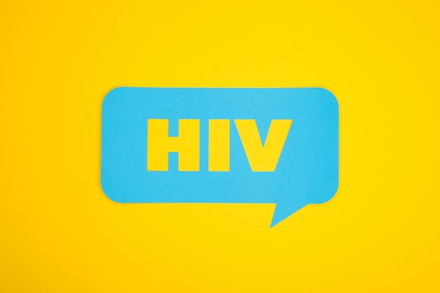 HIV cardboard bubble