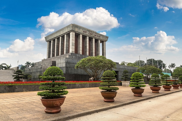 Ho Chi Minh Mausoleum in Hanoi, Vietnam