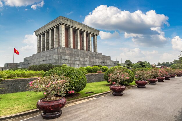 Ho Chi Minh Mausoleum in Hanoi, Vietnam