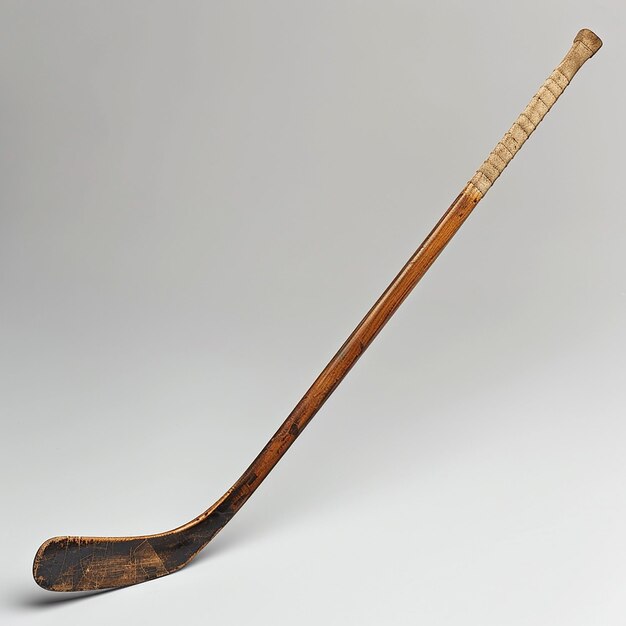 Photo a hockey stick with the word  hockey  on it