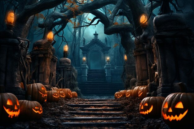 Hocus Pocus Haven Halloween Background Photo