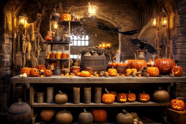 Hocus Pocus Haven Halloween Background Photo