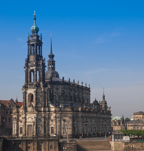 Hofkirche church in Dresden