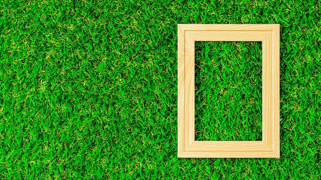Hoge hoek van de houten structuur op het veld