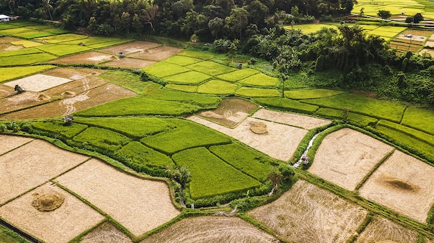 Hoge hoekmening van gebied in Thailand