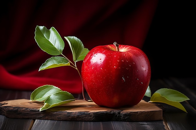 Hoge kwaliteit foto van appels op tafel