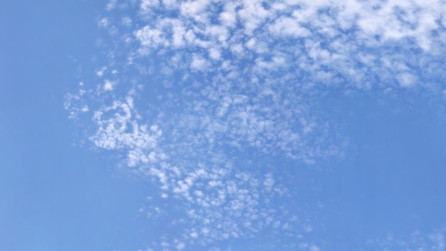 Hoge resolutie foto van lucht met kleine makreelwolken