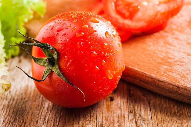Hoge resolutie foto van verse tomaten