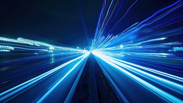 hoge snelheid licht achtergrond Futuristische digitale technologie concept big data