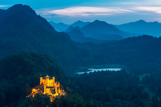 Hohenschwangau castle at Fussen Bavaria, Germany