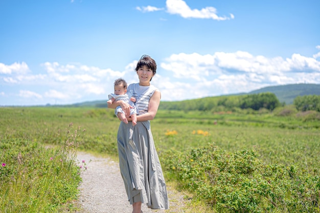 Hokkaido's hemel aarde en ouders