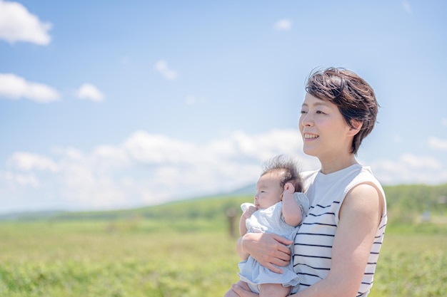 Hokkaido's hemel aarde en ouders