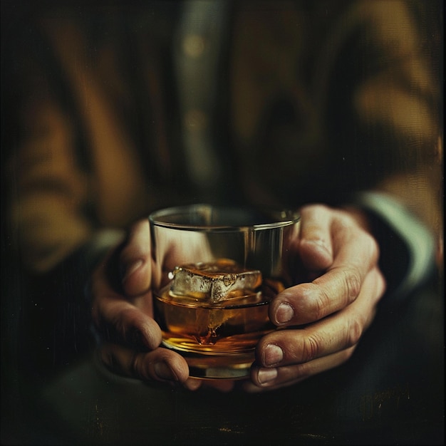 Holding whiskey