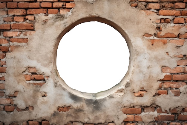 Hole in Brick Wall