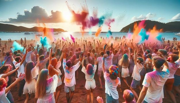 holi beach