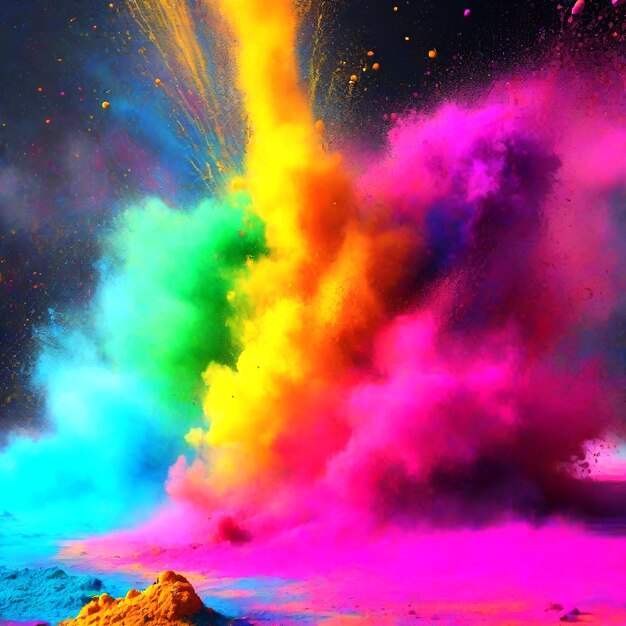 Photo holi colorful background