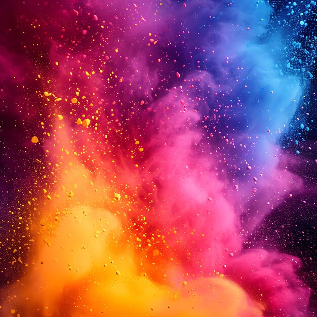 Photo holi colorful background