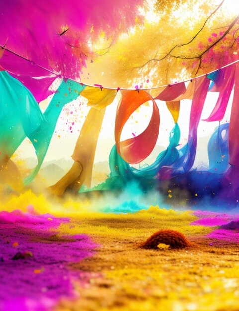 Photo holi day background