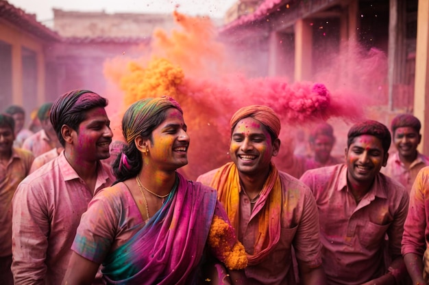 Holi feest